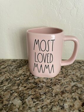 Rae Dunn “MOST LOVED MAMA” Pink Mug